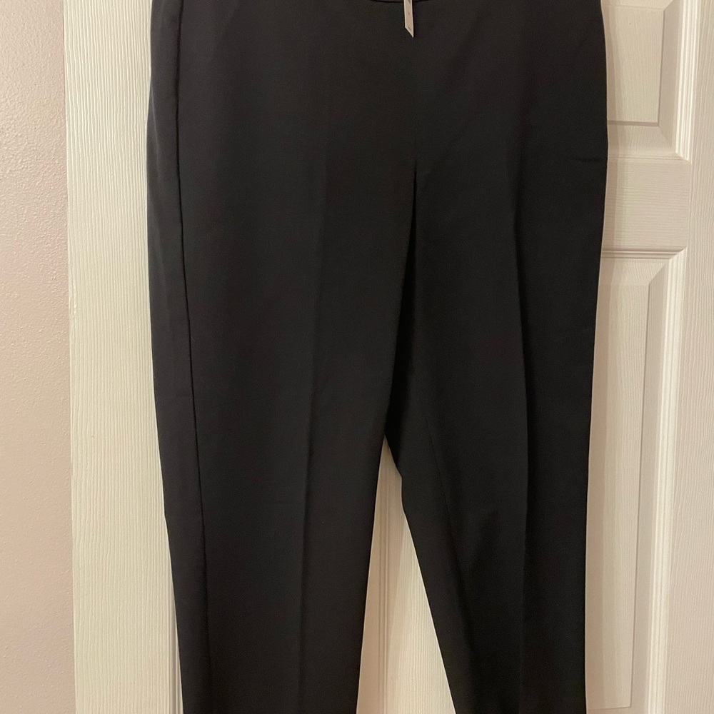TALBOT- black Capri trousers